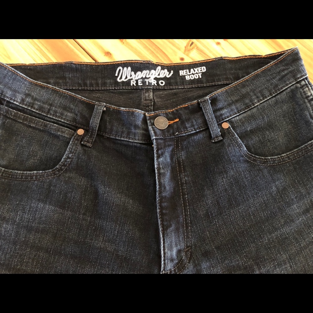 Wrangler retro relaxed boot cut jeans